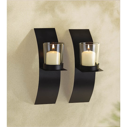 8" Mod-Art Candle Wall Sconce